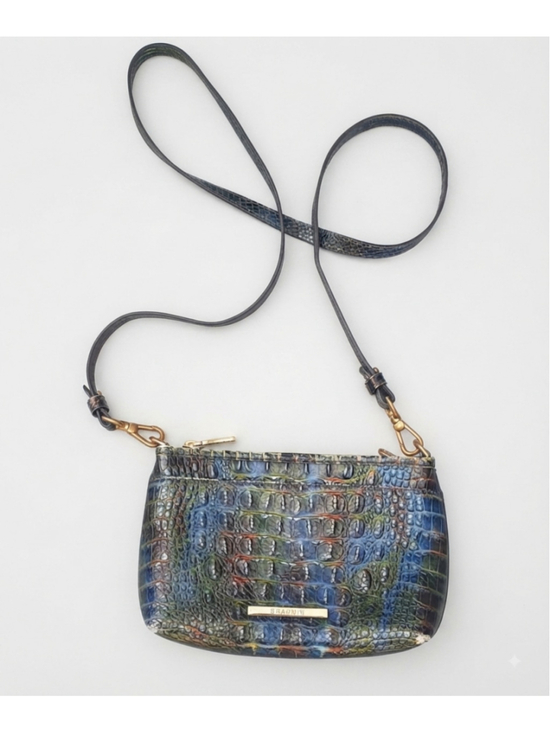 Brahmin Handbags - Brahmin Vida in Jungle Jewel Melbourne, a lush teal green crossbody bag
